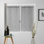 Paire droite anneaux 2 x 60 x 160 cm voile tisse milza anthracite