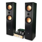 Enceintes colonnes - evidence acoustics - ea800 - pg - 2x500w pmpo - amplificateur  tube - bluetooth ...