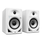 Paire d'enceintes de monitoring pioneer dj dm - 50d - bt - w - bluetooth - bass reflex - 2x25w - mode ...