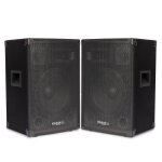 Paire d'enceinte passive - ibiza sound disco10b - sonorisation dj - trapezoidale 10  / 25cm 2x400w 3 ...