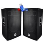 Enceinte sono bass reflex 3 voies - bm sonic - bms - 12 - boomer 12 (30 cm) - 300w rms - trap�zo�dale ...