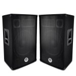 Paire denceintes sono bass reflex trapzodal  3 voies 15 / 38cm - 2 x 700w - bms - 15