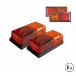 Paire de feux arri�re 4 fonctions etanches pour tracteur ch�ssis remorque camion