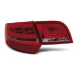 Paire de feux arrire audi a3 8p sportback de 2004 a 2008 led rouge blanc - 27287028