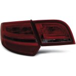 Paire de feux arriere audi a3 8p sportback 04 - 08 rouge fume led lti (ua8)