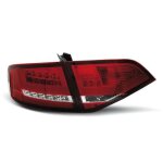 Paire de feux arriere audi a4 b8 de 2008 a 2011 berline led bar rouge et blanc - 27288834