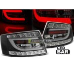 Paire de feux arriere audi a6 c6 berline de 04 / 2004 a 2008 led bar noir - 27335614