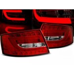 Paire de feux arriere audi a6 c6 berline de 04 / 2004 a 2008 led bar rouge blanc - 27335618