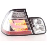 Paire de feux arri�re bmw serie 3 e46 berline 1998 a 2001 chrome led - 33741600