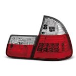 Paire de feux arriere bmw serie 3 e46 break de 1999 a 2005 led rouge et blanc - 27335708