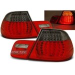 Paire de feux arriere bmw serie 3 e46 cabriolet de 04 / 1999 a 03 / 2003 led rouge fume - 27335711