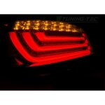 Paire feux arriere bmw serie 5 e60 lci berline de 2007 a 2010 led bar rouge fume - 32209447