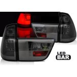 Paire de feux arriere bmw x5 e53 99 - 03 led bar fume