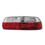 Paire de feux arriere honda civic 91 - 95 rouge blanc