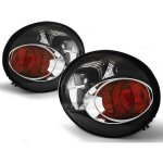 Paire de feux arriere vw new beetle de 10 / 1998 a 05 / 2005 noir - 27336453