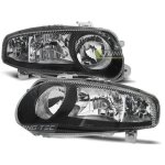 Paire de feux phares alfa romeo 147 de 2001 a 2004 design noir - 27360950