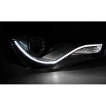 Paire de feux phares audi a1 de 2010 a 2014 daylight drl noir - 27360962