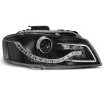 Paire de feux phares audi a3 8p de 2003 a 2008 daylight led noir - 27360987