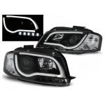Paire de feux phares audi a3 8p de 2003 a 2008 daylight drl lti led noir - 27360981