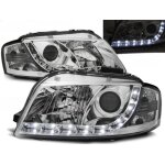Paire de feux phares audi a3 8p de 2003 a 2008 daylight led chrome - 27360983