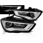 Paire de feux phares audi a3 8v de 2012 a 2016 tubelight led drl noir - 31089448