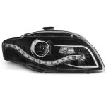 Paire de feux phares audi a4 b7 de 2004 a 2008 daylight led noir - 27361036