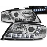 Paire de feux phares audi a6 c5 de 2001 a 2004 daylight led chrome - 27361063