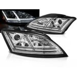 Paire de feux phares audi tt 8j de 2006 a 2010 daylight led chrome halog�ne dyn - 30712713