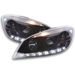 Paire de feux phares avant mercedes classe c w204 de 2007 a 2010 daylight led noir