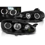 Paire de feux phares mazda mx5 01 - 05 angel eyes noir - 32209161