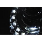Paire de feux phares vw new beetle 06 - 12 daylight led noir