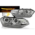 Paire de feux phares vw polo 6 2g 17 - 21 led chrome dynamique - 35730242