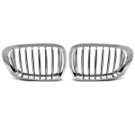 Paire grilles calandre bmw serie 3 e46 coupe cab de 04 / 1999 a 03 / 2003 chrome grbm05