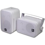Paire de mini enceintes b418 100w blanches 35 2 voies de haute qualit�