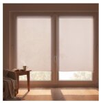 Paire de rideaux voile 60 x 160 cm brise bise lin