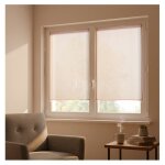 Paire de rideaux voile 60 x 160 cm brise bise roselin