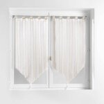 Paire de voilages charlize 60x120cm naturel
