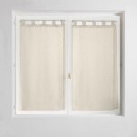 Paire de voilages � passants carlin 60x160cm lin
