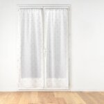 Paire de voilages passe - tringle olympia 70x200cm gris