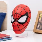 Lampe - paladone - masque spider - man - 22 cm - alimentation usb ou piles - rouge