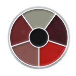 Palette de 6 couleurs de fards gras pour maquillage fx - kryolan - arc - en - ciel - brûlures et blessures ... Palette de 6 couleurs de fards gras pour maquillage fx - kryolan - arc - en - ciel - brûlures et blessures ...
