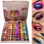 Palette de maquillage yeux - rainbow colors fusion - couleurs durables - ombres pigmentes - paillettes ...