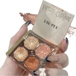 Palette de fards à paupières - noname - 4 couleurs - waterproof - ultra pigmenté - compacte Palette de fards à paupières - noname - 4 couleurs - waterproof - ultra pigmenté - compacte