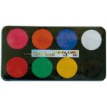 Palette de maquillage  leau - grim tout - gt41233 - 8 fards aquarellables - noir - mixte