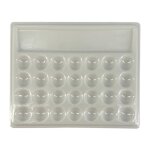 Palette en plastique - imitation porcelaine - 29 compartiments - 19x155cm - aquarelle Palette en plastique - imitation porcelaine - 29 compartiments - 19x155cm - aquarelle