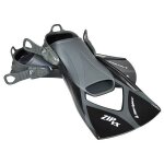 Palmes de natation aquasphere zip vx - adulte - noir et gris