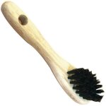 Palot  cirage bois brut perc fibres soie noire