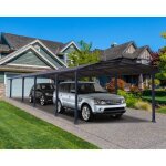 Canopia carport arcadia 4. 35 x 3. 59 m gris