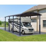 Canopia carport camping - car alpine 4. 35 x 3. 52 m gris