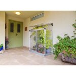 Canopia serre de jardin adosse lean to argent